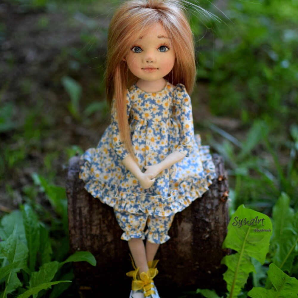 Кукла Тамара - Техника Скулптурен Текстил